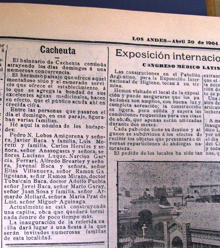 1904 -Diario Los Andes, Mza., 20 abril 1904, p.(se ignora).