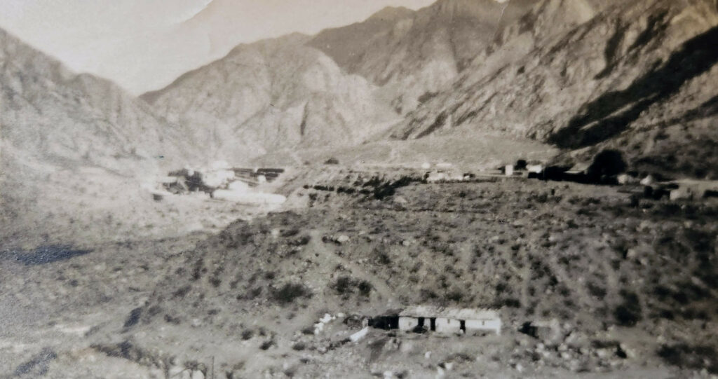 Paisaje desde el Pueblo de Cacheuta